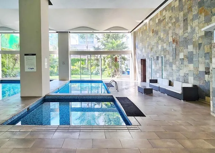 Skyline Views 2br 2ba Pool Grill & Rooftop Polanco Apartamento *